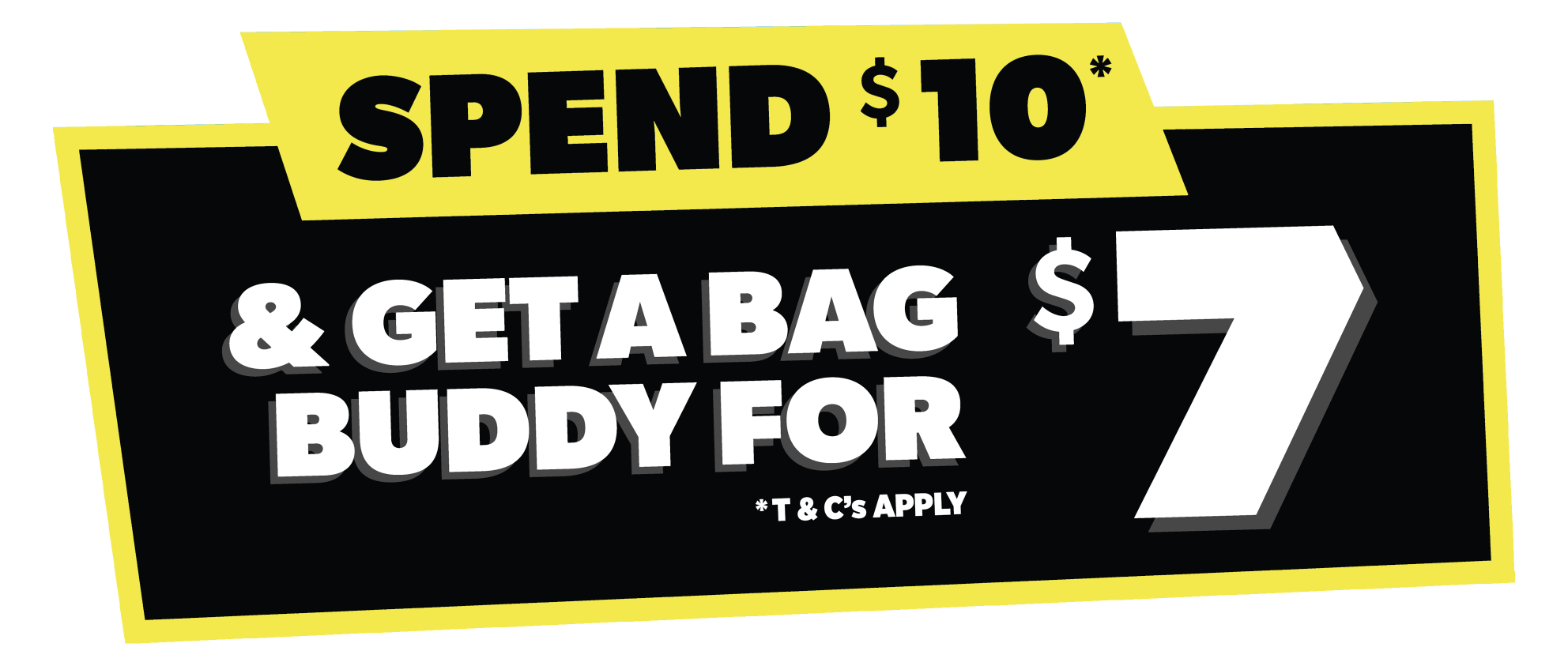 Spend $10 and get a Bag Buddy for $7